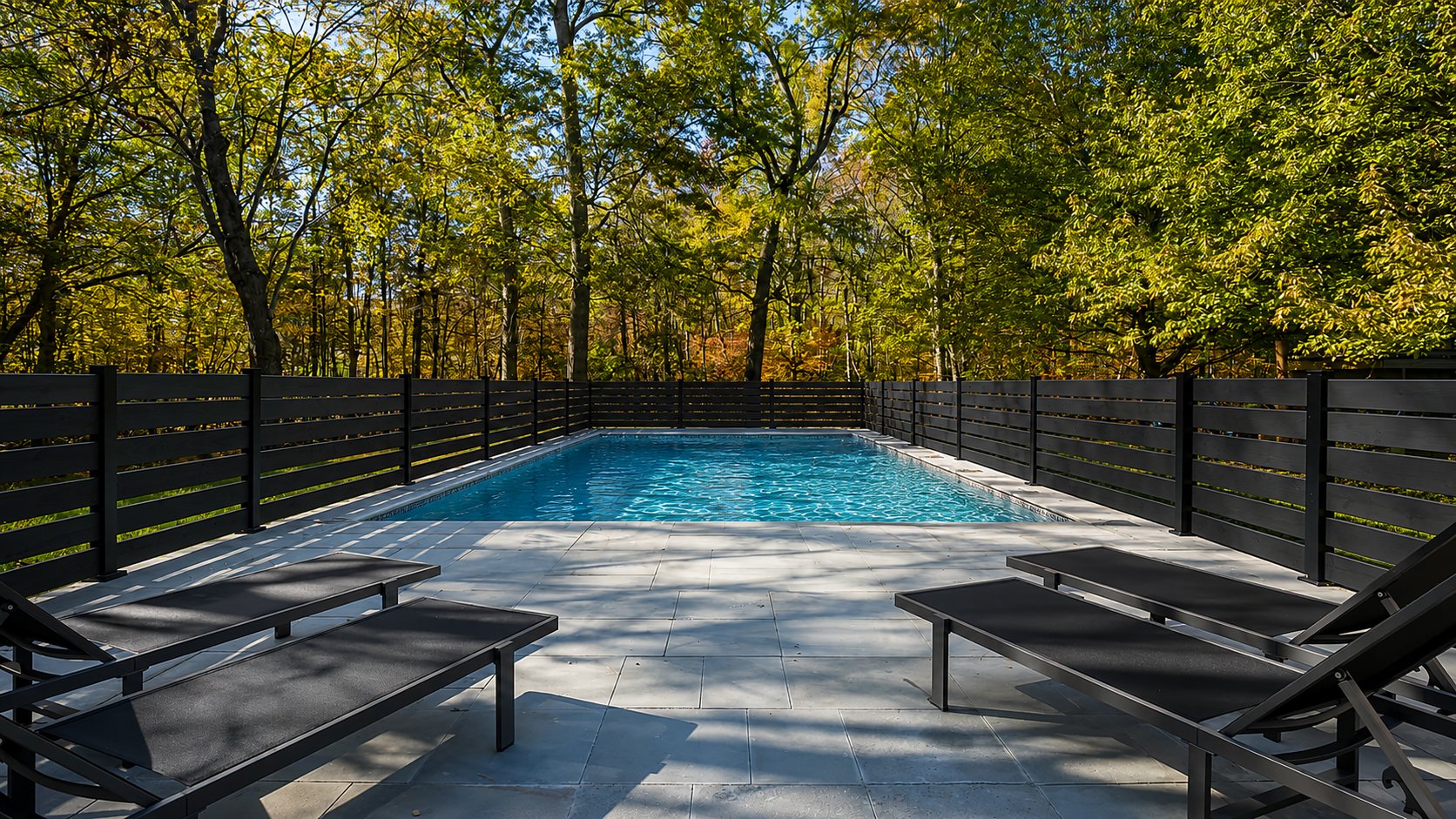 The pool at The Blue House