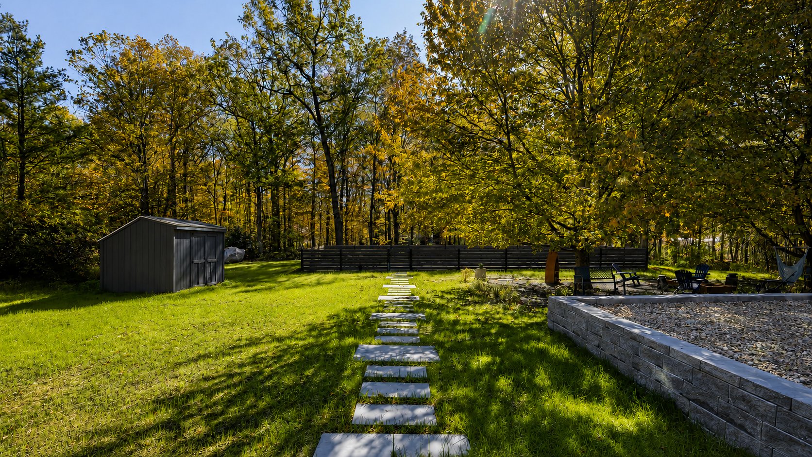 The garden path at The Blue House